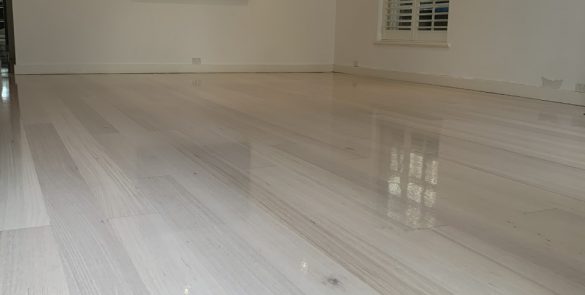Blackbutt floor finished with Loba